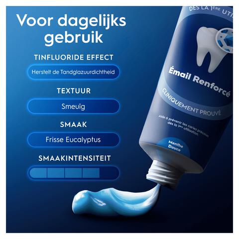 Oral-B Professional Glazuurversterkende Tandpasta Zachte Munt 75ML