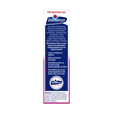 Davitamon Foliumzuur met Vitamine D3 Zwanger 30 stuks