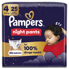 Pampers Baby Dry Night Pants Luierbroekjes Maat 4 9-15 kg 25 stuks