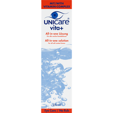 Unicare vita+aie vloeistof zachte lenzen 250ml