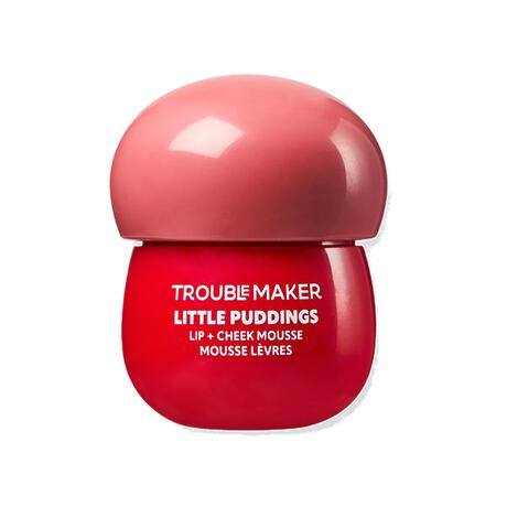 Trouble Maker Little Pudding Blurring Lip + Cheek Mousse Kimmi Coral Pink