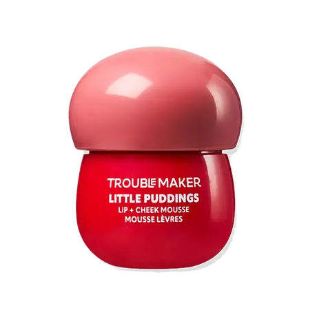 Trouble Maker Little Pudding Blurring Lip + Cheek Mousse Kimmi Coral Pink