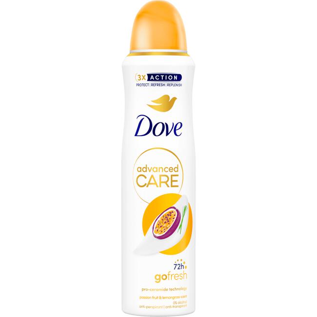 Dove Advanced Care Go Fresh Passion Fruit Anti-Transpirant Deodorant Spray 150 ML 