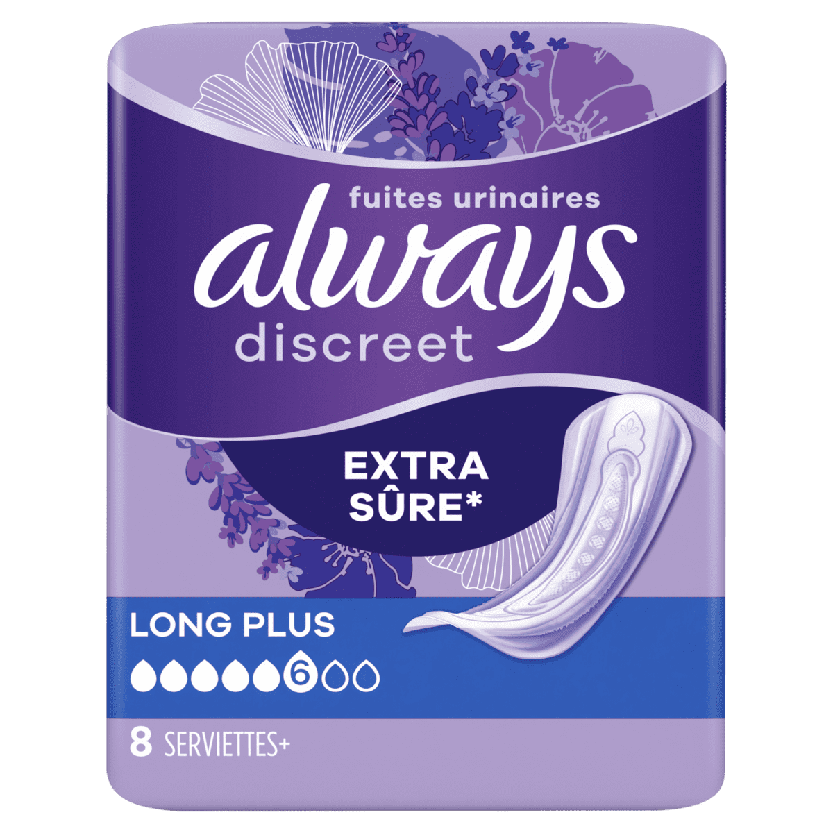 Always incontinentie Discreet Long — 8 stuks