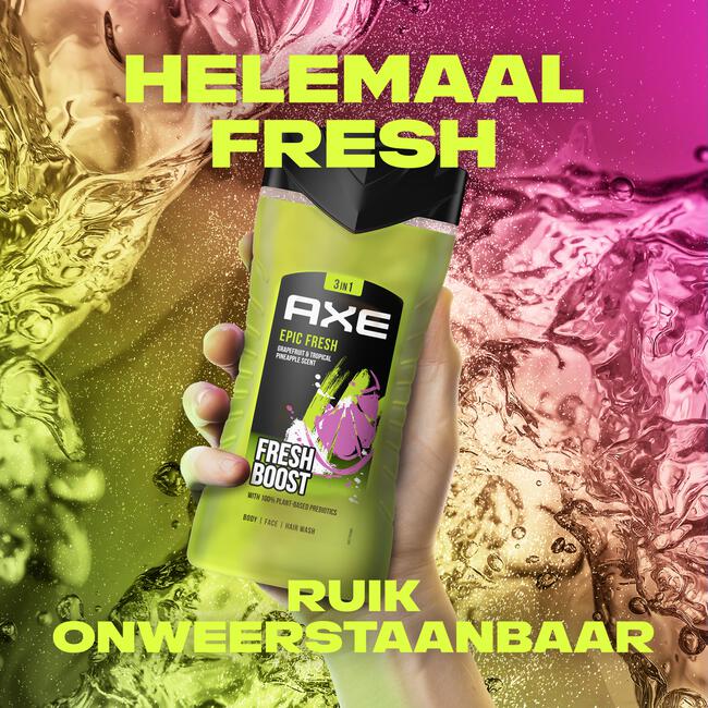Axe Epic Fresh 3-in-1 Douchegel 250 ML