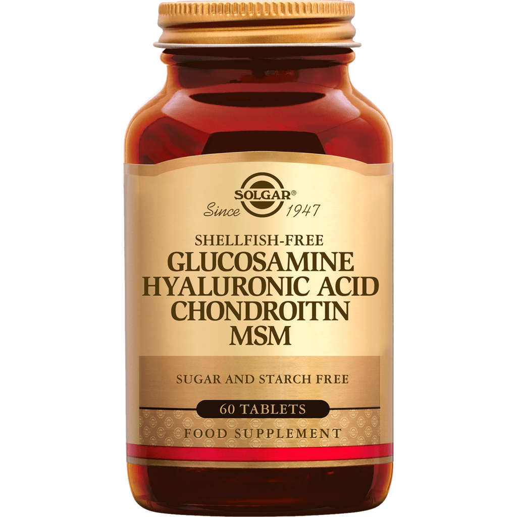 Solgar Glucosamine Hyaluronic Acid Chondroitin MSM 60 tabletten 60 EA ...