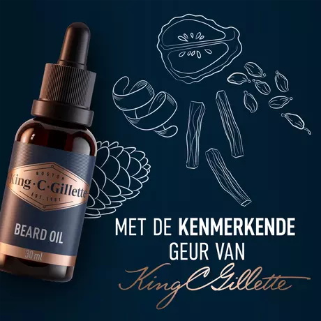 King C. Gillette Baardolie 30 ML