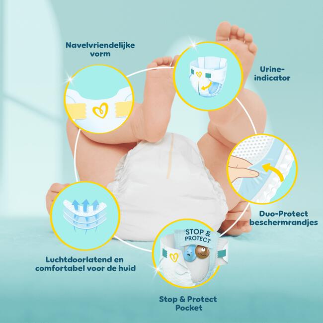Pampers Premium Protection XXL Pack Luiers Maat 2 4-8 KG 148 stuks