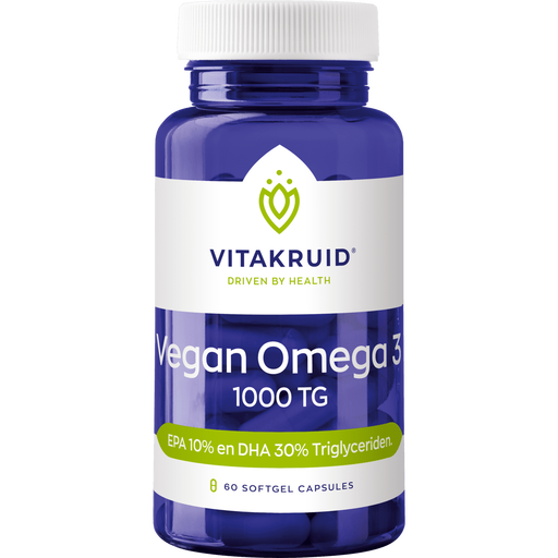 Vitakruid Omega 3 Vegan 1000 TG Softgel Capsules 60 stuks