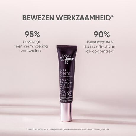 Louis Widmer Proderm Oogomtrekgel Licht Geparfumeerd 15 ML