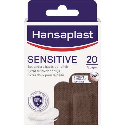 Hansaplast Sensitive Dark 20 stuks