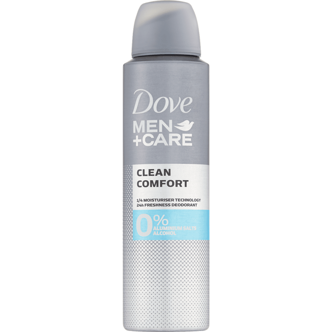 Dove Men Care Clean Comfort 0 Deodorant Spray 150 Ml Etos