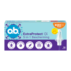 O.B. Extra Protect Super Tampons 16 Stuks