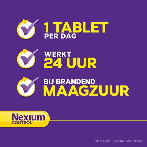 Nexium Control Voor Brandend Maagzuur Tabletten 7 stuks