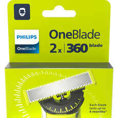 Philips OneBlade 360 QP420/50 Navulmesjes 2 stuks
