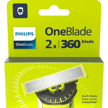 Philips OneBlade 360 Navulmesjes QP420/50 2 stuks
