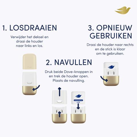 Dove Caramel Refillable Deodorant Starter Kit