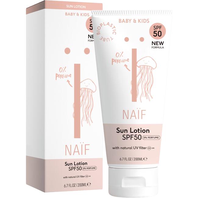 Naïf Zonnebrand Lotion Baby & Kinderen SPF50 Parfumvrij 200 ML