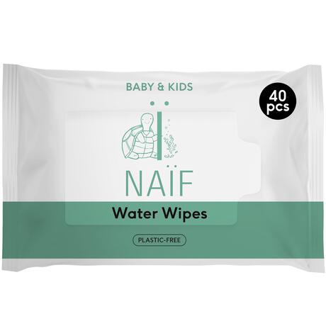 Naïf Plasticvrije Water Billendoekjes 40 stuks