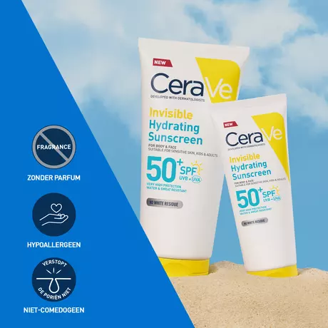 CeraVe Onzichtbare Hydraterende Zonnebrandcrème SPF50 177 ML
