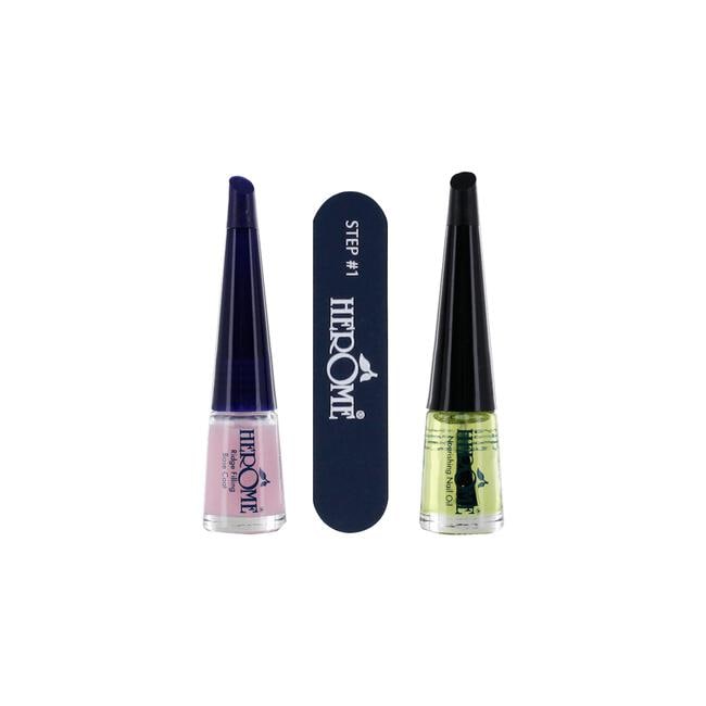 Herome Nail Essentials Set Droge en Geribbelde Nagels