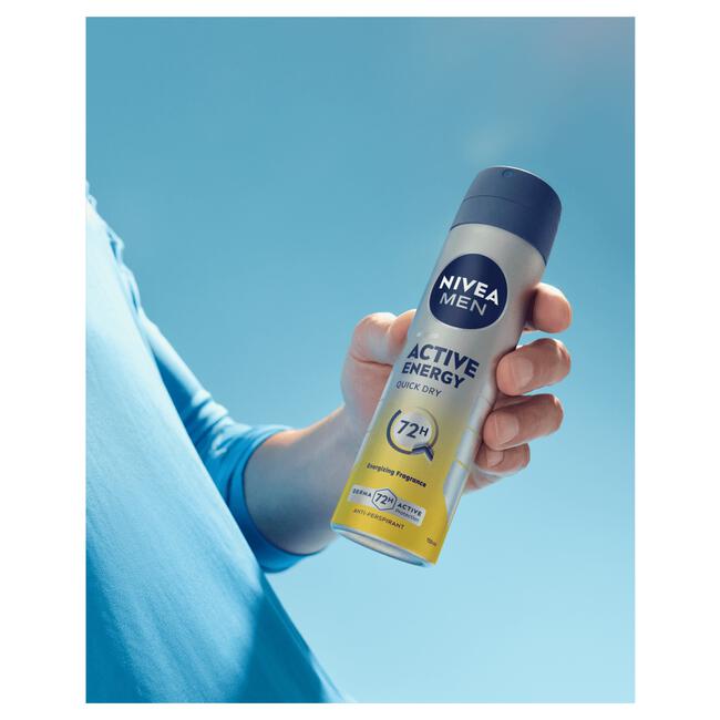 NIVEA MEN Active Energy Deodorant Spray 150 ML