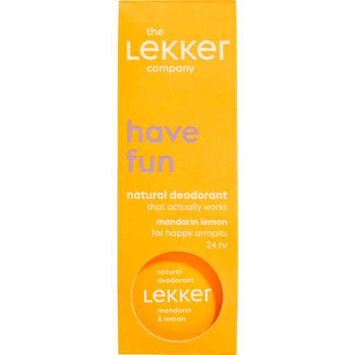 The Lekker Company Mandarijn & Citroen Deodorant Crème 30 gram