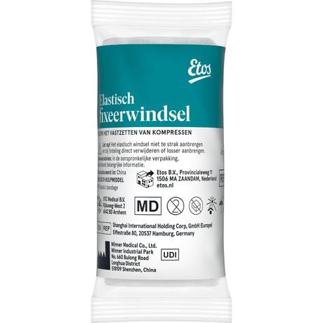 Etos Elastisch Fixeerwindsel 4 M x 8 CM