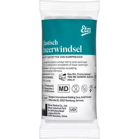 Etos Elastisch Fixeerwindsel 4 M x 8 CM