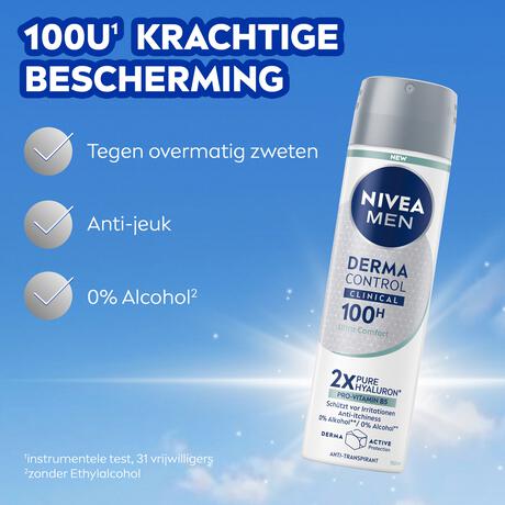NIVEA MEN Derma Control Clinical Ultra Deodorant Spray 150 ML