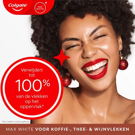 Colgate Max White for Coffee, Tea and Wine Stains Tandpasta 75 ML
