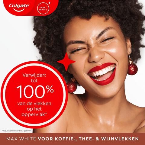 Colgate Max White for Coffee, Tea and Wine Stains Tandpasta 75 ML
