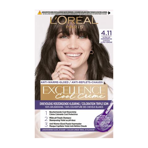 L'Oréal Paris Excellence Cool Creams Permanente Haarverf 4.11 Ultra Ash Bruin