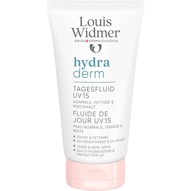 Louis Widmer Hydraderm Dag Fluide UV SPF 15 Zonder Parfum 50 ML