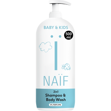 Naïf 2-in-1 Shampoo & Body Wash 0% parfum 500 ML