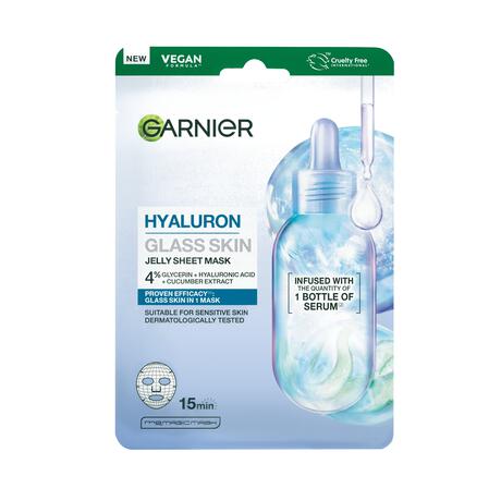Garnier Hyaluron Glass Skin Jelly Sheet Mask