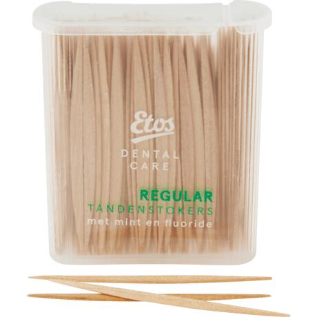 Etos Dental Care Houten Tandenstokers Regular 100 stuks