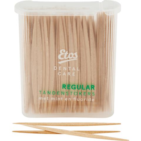 Etos Dental Care Houten Tandenstokers Regular 100 stuks