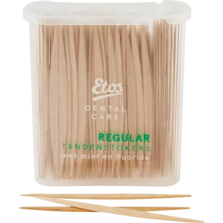 Etos Houten Tandenstokers Regular 100 stuks