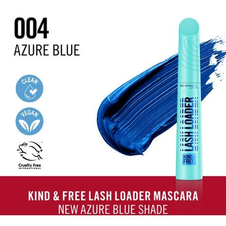 Rimmel London Kind & Free Lash Loader Mascara - Blauw - 004 Azure Blue