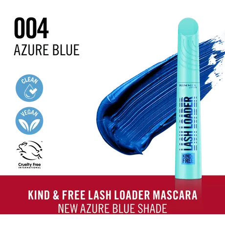 Rimmel London Kind & Free Lash Loader Mascara Blauw 004 Azure Blue