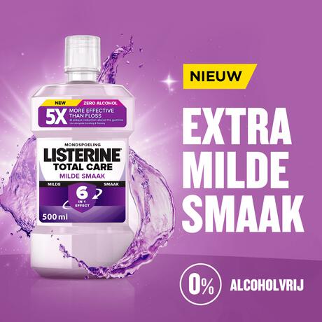 Listerine Total Care Extra Mild Mondwater - 500ML