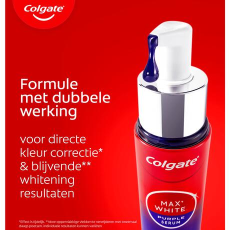 Colgate max white purple serum
