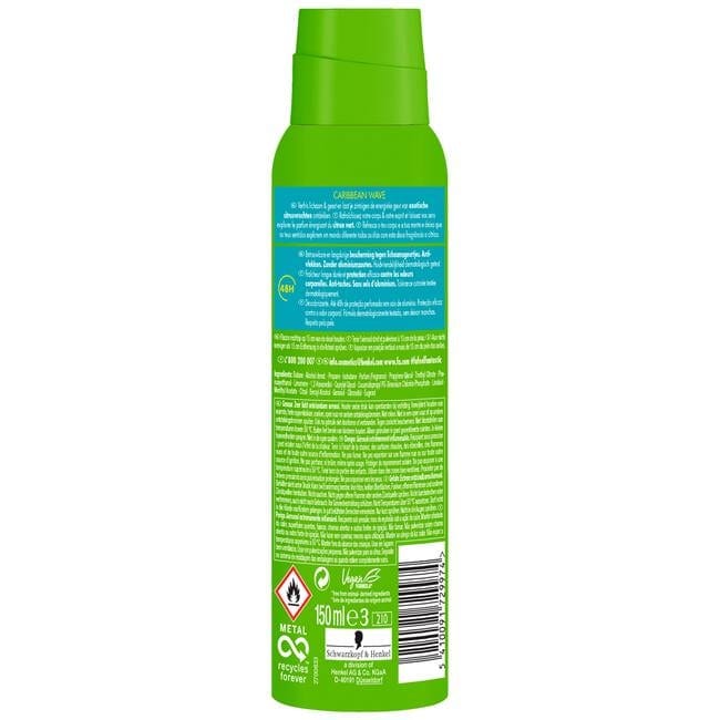 Fa Caribbean Wave Deodorant Spray 150 ML