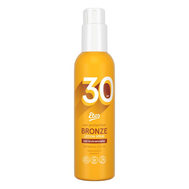 Etos Zonnebrand Spray Met Bronzer SPF30 200 ML