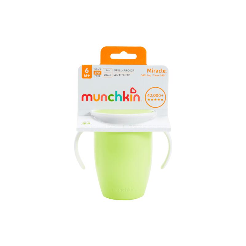 Munchkin Miracle 360° Trainer Anti-Lek Drinkbeker Groen