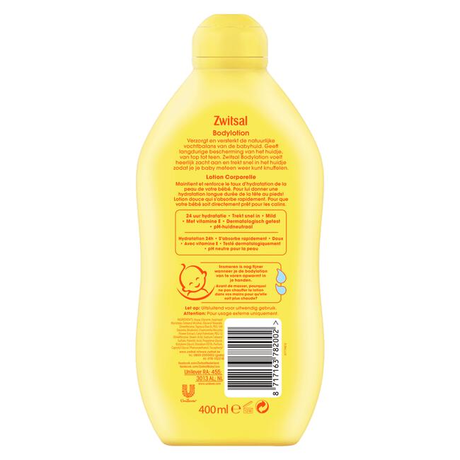 Zwitsal Baby Bodylotion Huidverzorging 400 ML