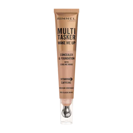 Rimmel London Multi-Tasker Wake Me Up Concealer Foundation 55 Classic Beige