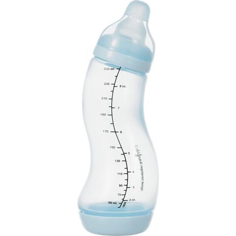 Difrax S-fles Natural 250 ML Anti-koliek Babyfles 0+ Maanden