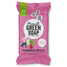 Marcel's Green Soap Hygiënische Doekjes Patchouli & Cranberry 60 stuks